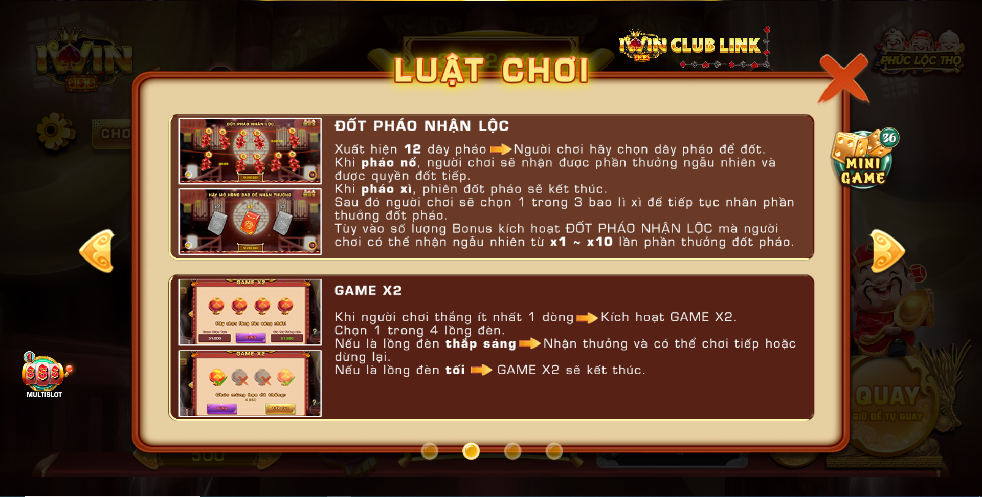 luật chơi slot game phúc lộc thọ iwin club