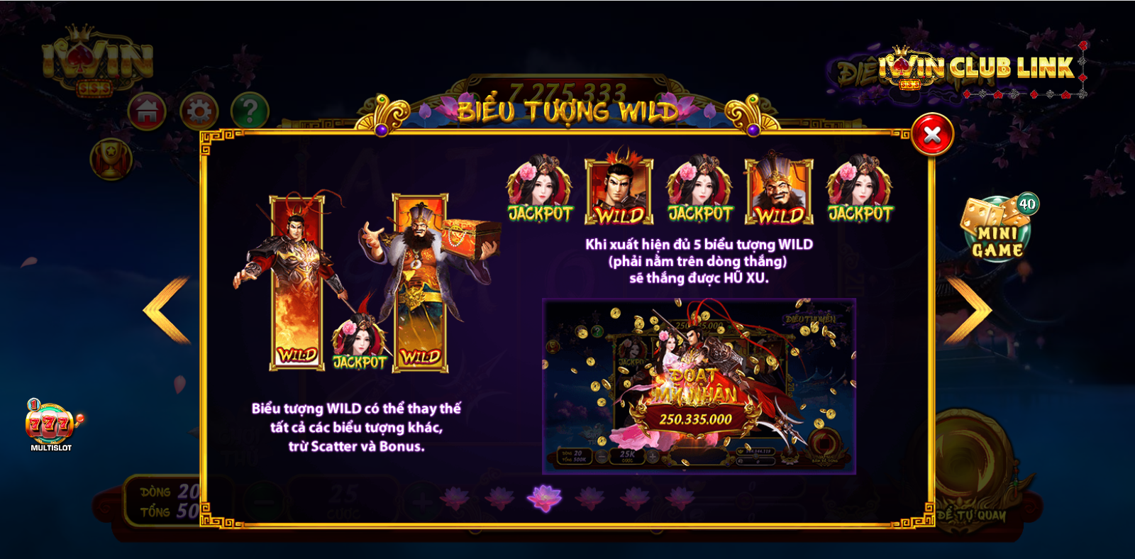 biểu tượng wild game nổ hũ điêu thuyền iwin club