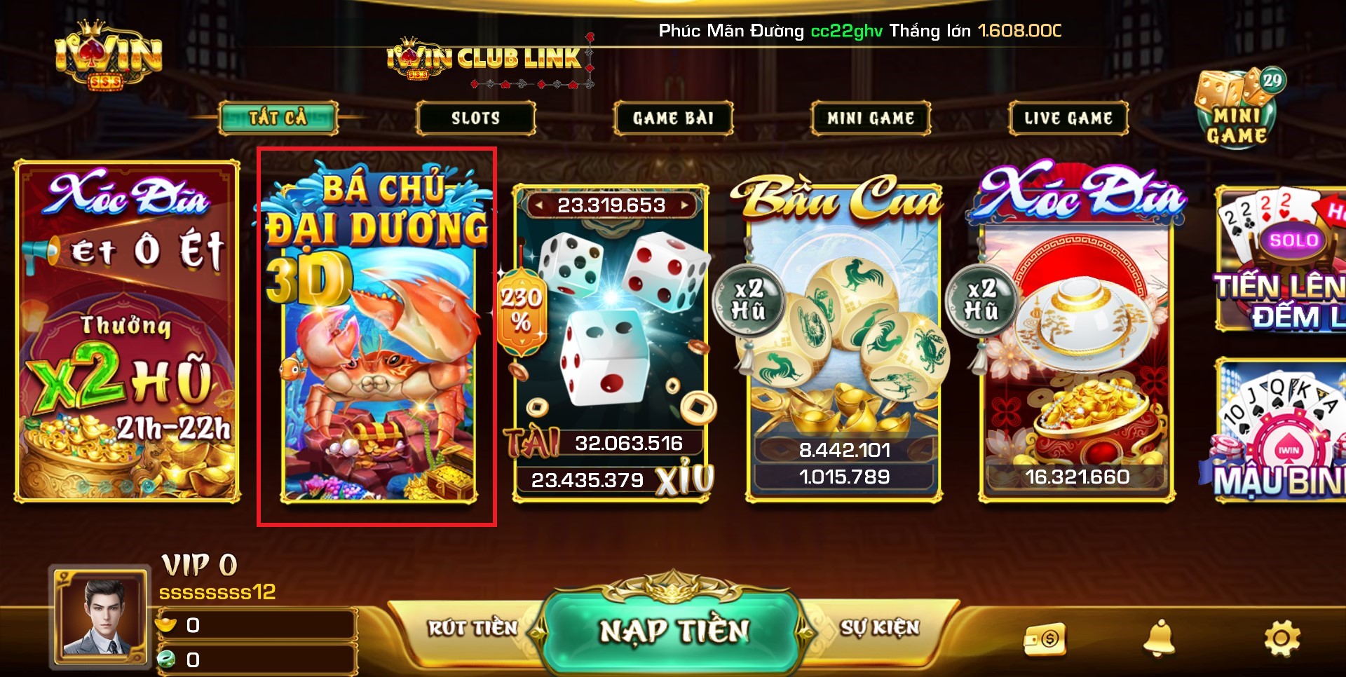 game-bắn cá bá chủ đại dương iwin club